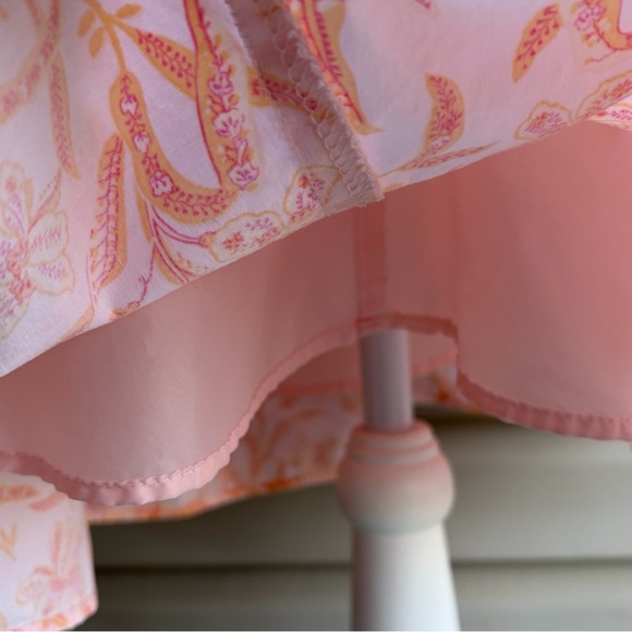 •GAP• Peach/Pink Floral A-Line Skirt – Size 6 - Picture 6 of 8